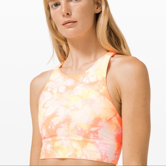 Lululemon Energy Bra High Neck Longline Shibori - Picture 4 of 7